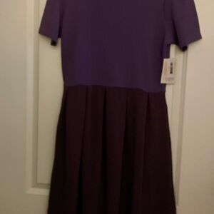 LuLaRoe Elegant Purple Midi Dress
